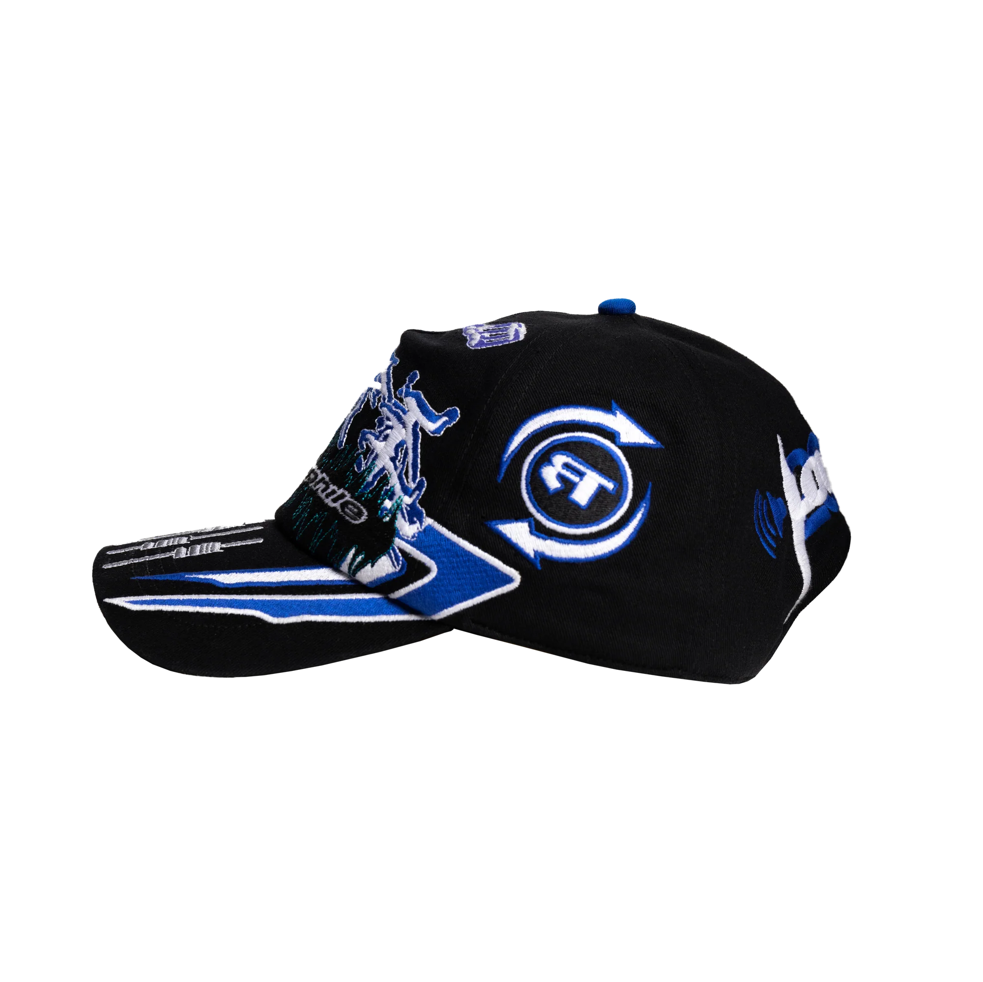 roy public label audiophile hat (black / blue)