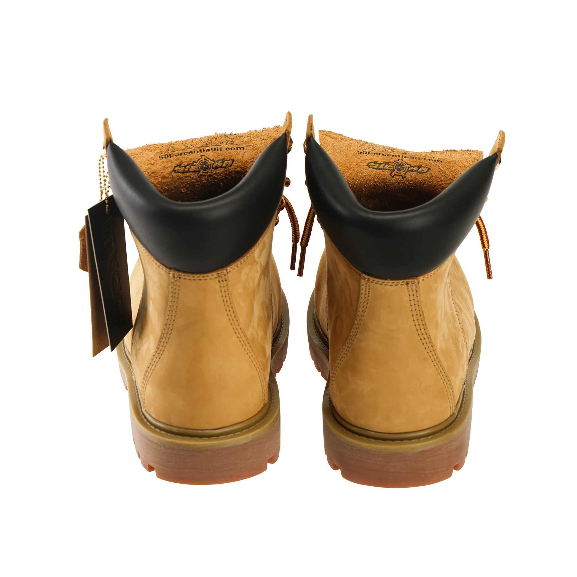 50percentlegit “big steppa” boots (wheat)