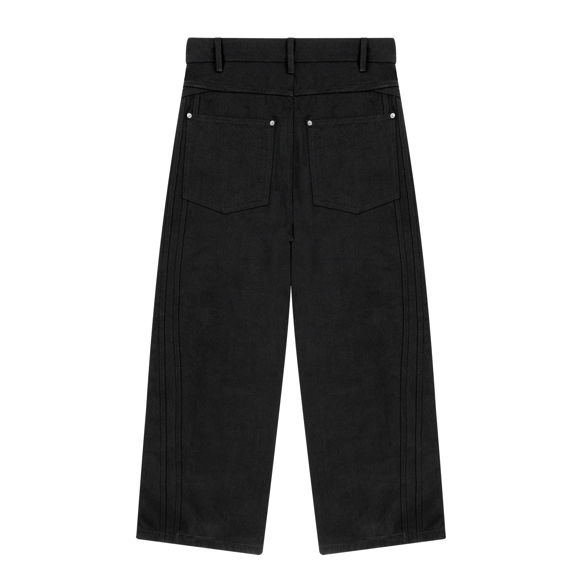roy public label® striped denim (black)