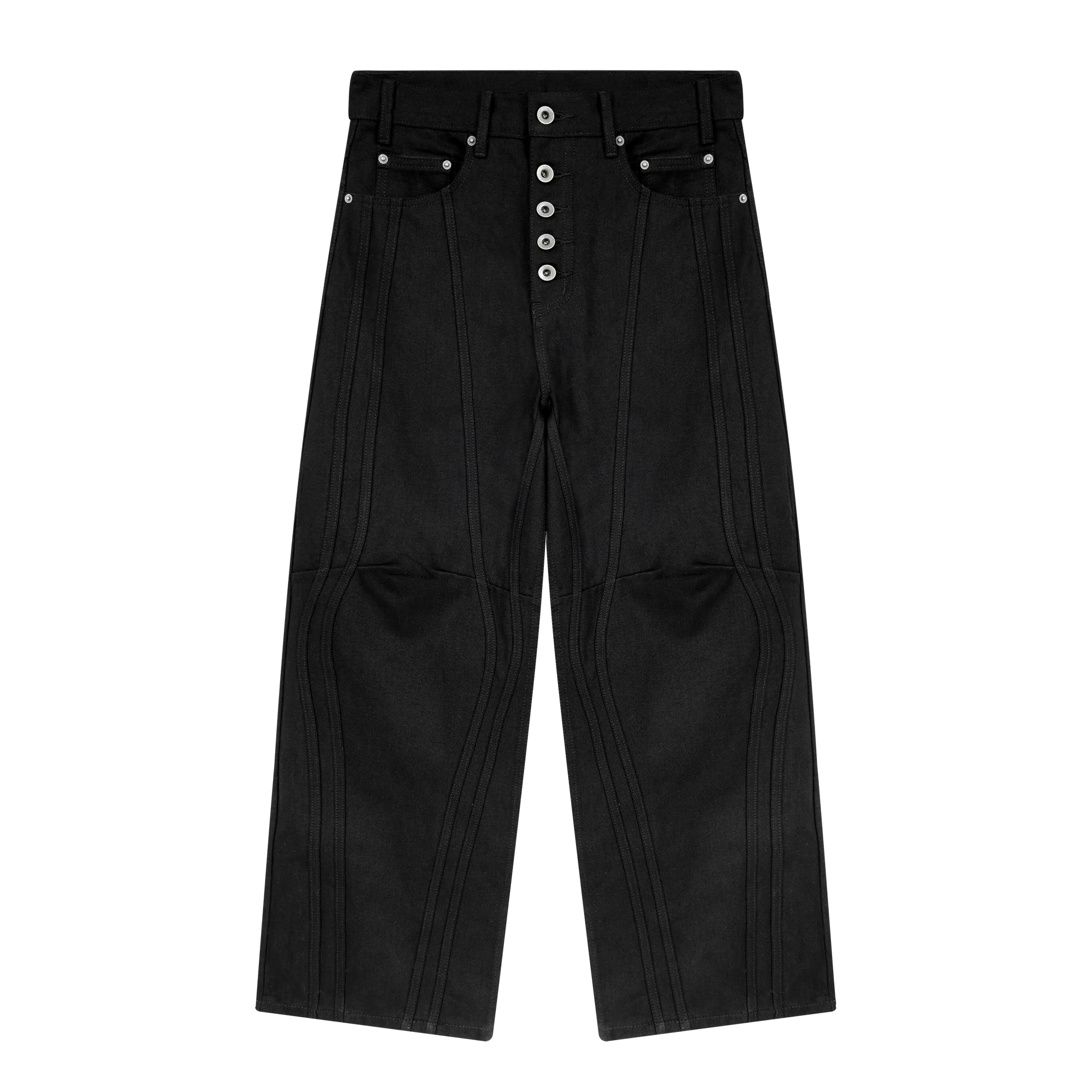 roy public label® striped denim (black)