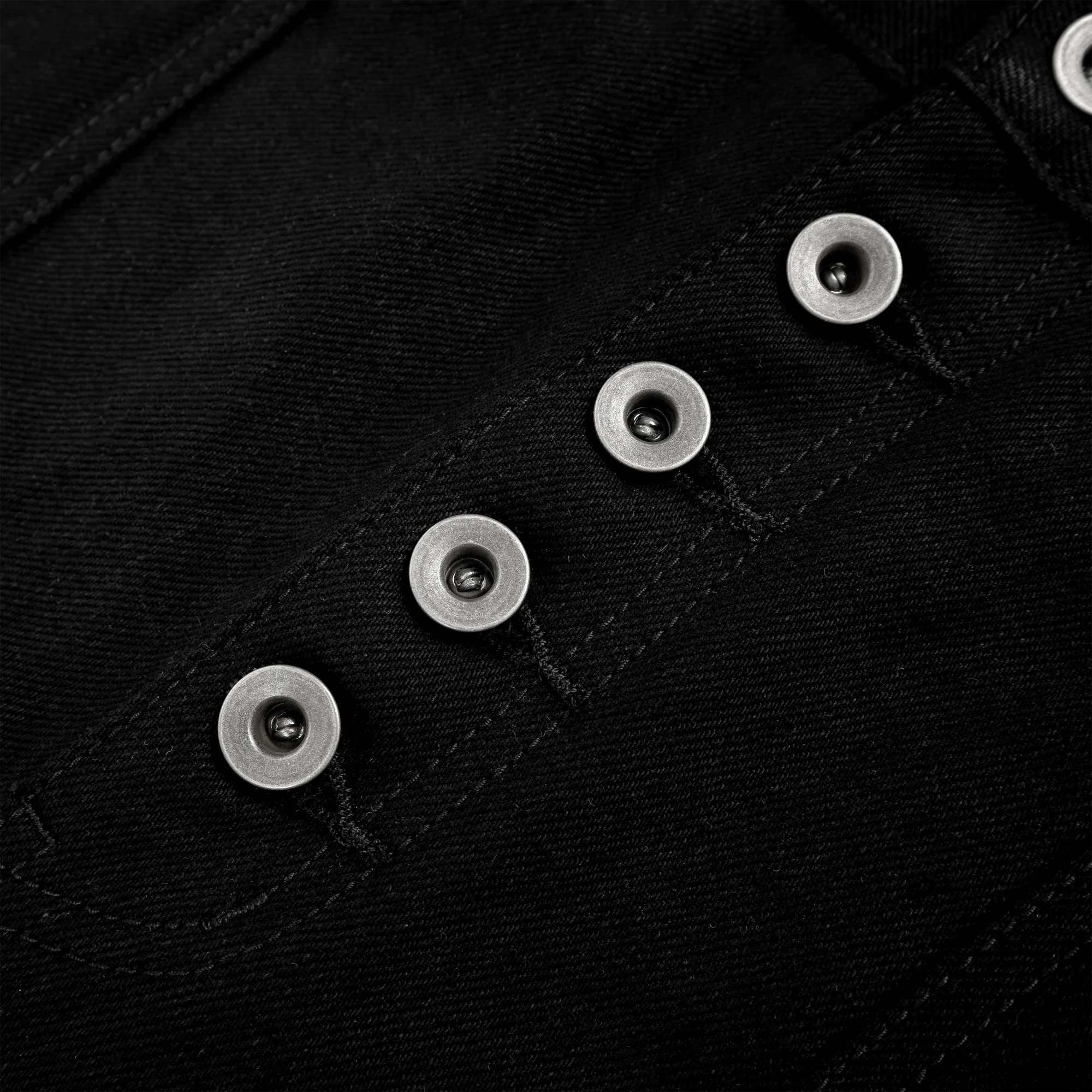 roy public label® striped denim (black)