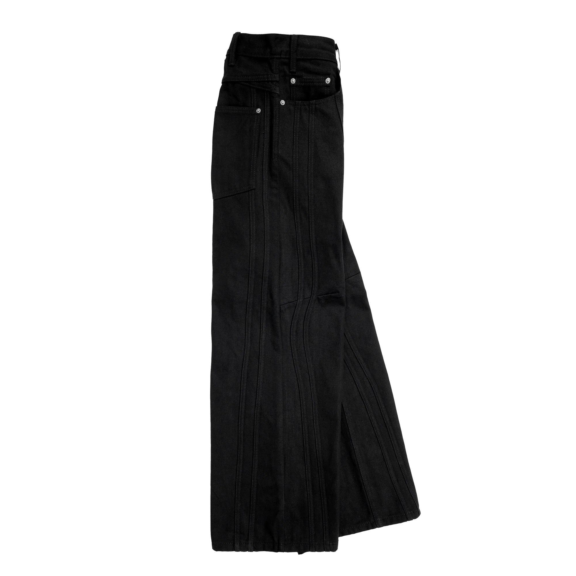 roy public label® striped denim (black)