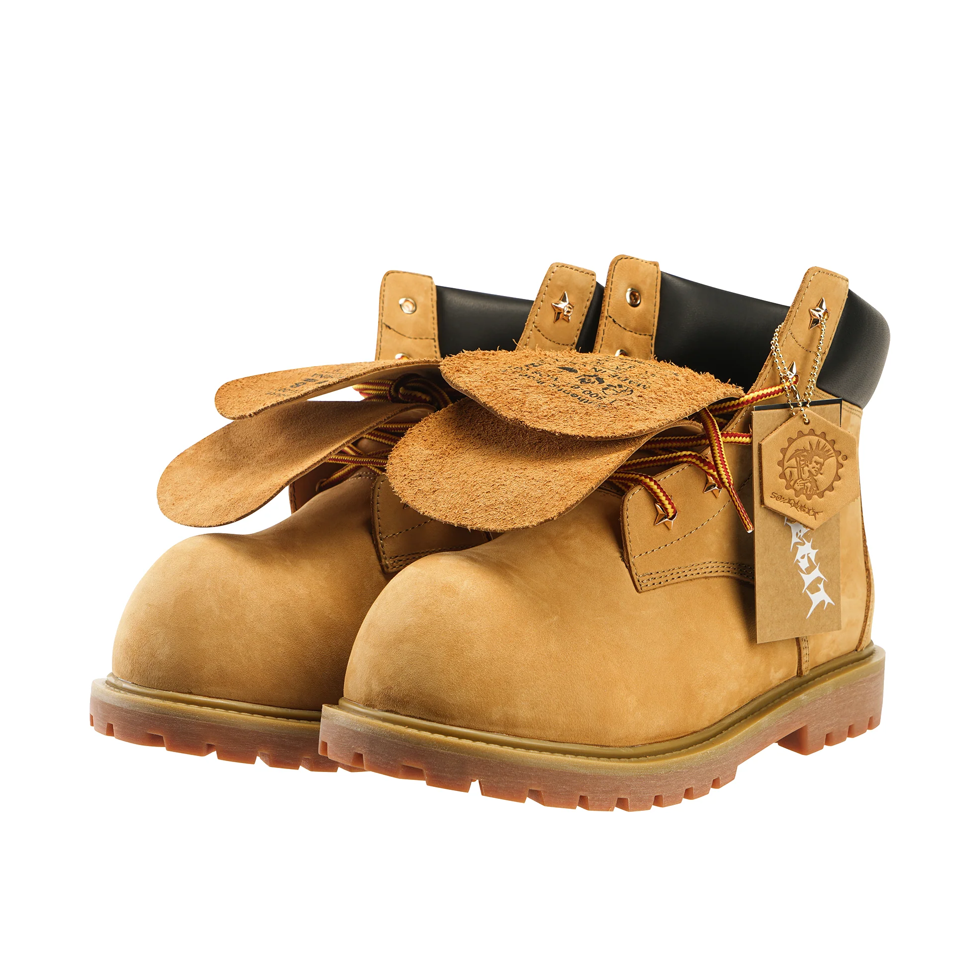 50percentlegit “big steppa” boots (wheat)