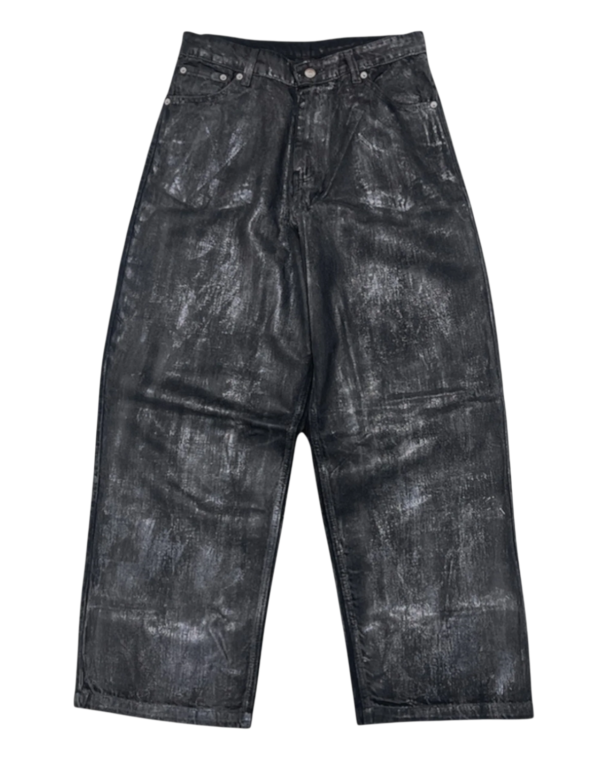cbl® hand waxed wide leg denim